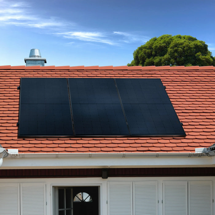 Bifaziales Solar-Dachziegel – Biberschwanz-Design