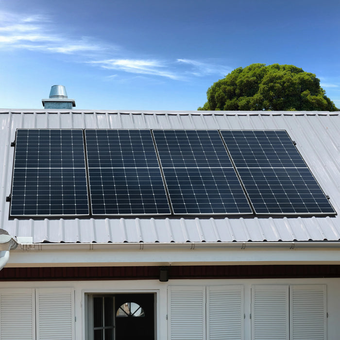 1800W Bifaziales Solarsystem für Metalldächer