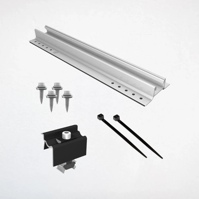 Solarmodul-Halterung für Blechdächer – Robust und Langlebig