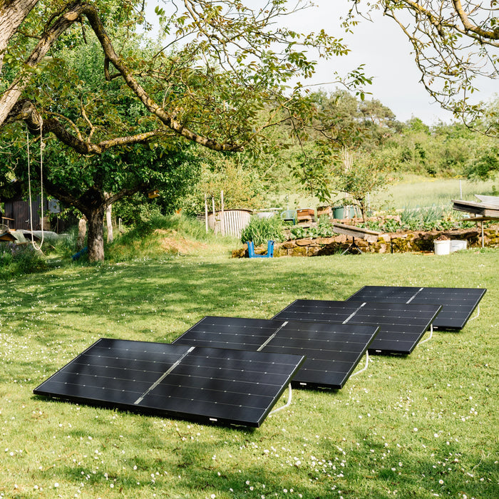 1800W Bifaziales Flachmontage-Solarmodul