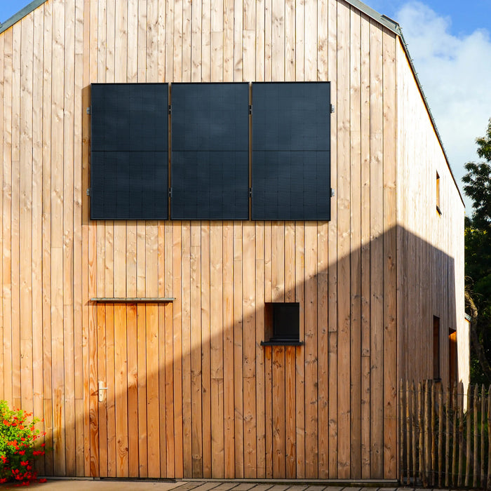 1395W Bifaziales Wandmontage-Solarmodul – 90-Grad