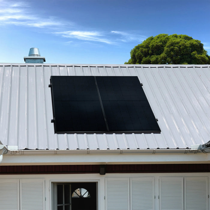 1000W Bifaziales Solarsystem für Metalldächer