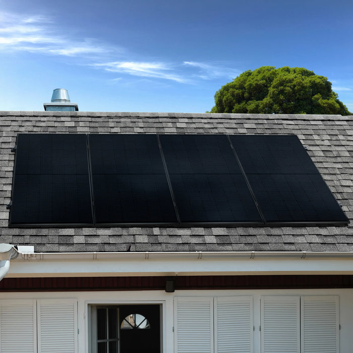 2000W Bifaziales Solarsystem für Bitumendächer