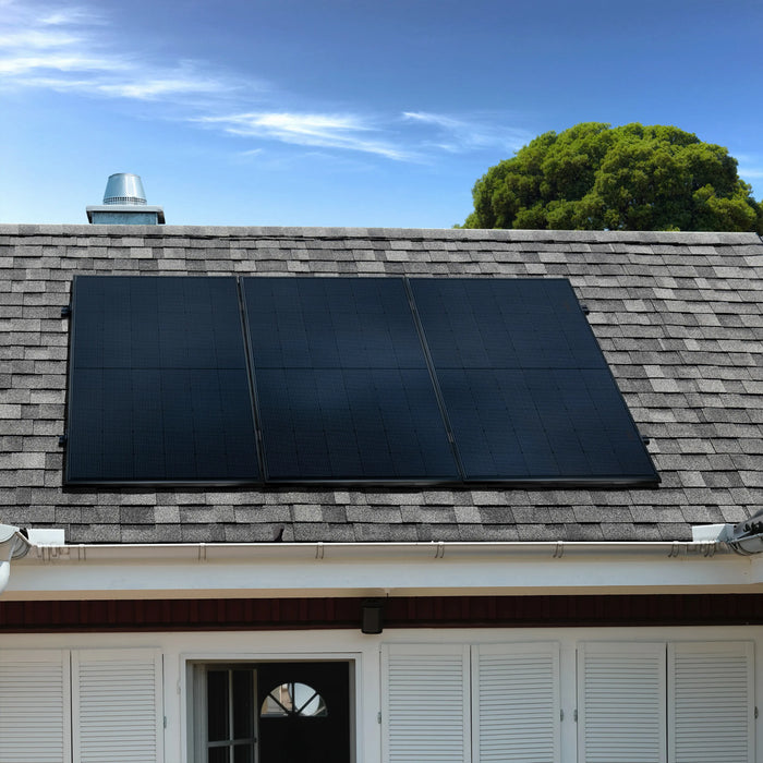 1395W Bifaziales Solarsystem für Bitumendächer