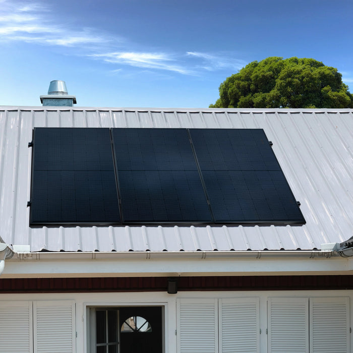 1395W Bifaziales Solarsystem für Metalldächer