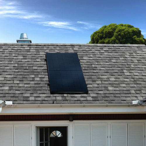Premium Bifacial Solar Roof Panel 465W - Bitumen Roof Compatible