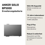 Anker SOLIX BP5000 5kWh Erweiterungsbatterie für Solarspeicher