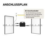 Max Wall 1000 Bifacial Solar Panel - 90 Degree Mounting System
