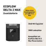 EcoFlow DELTA 2 Max Portable Power Station - High Capacity Backup Battery