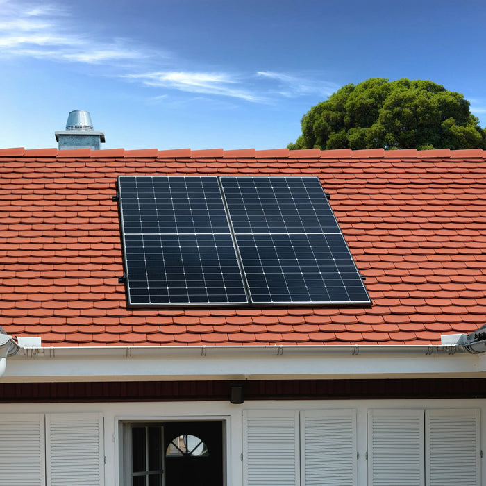 900W Bifaziales Solar-Dachziegel – Biberschwanz-Design