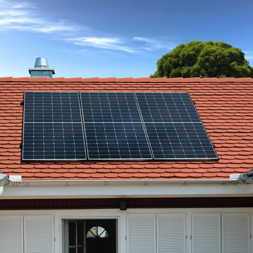 Premium 1350W Bifacial Solar Roof Tile System - Biberschwanz Design