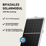Premium 900W Bifacial Solar Panel System for Tiled Roofs