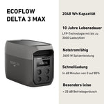 EcoFlow DELTA 3 Max Portable Power Station - High-Capacity Backup Battery