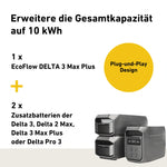 EcoFlow DELTA 3 Max Plus Portable Power Station - High-Capacity Backup Battery