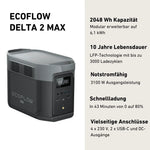 EcoFlow DELTA 2 Max Portable Power Station - High Capacity Backup Battery