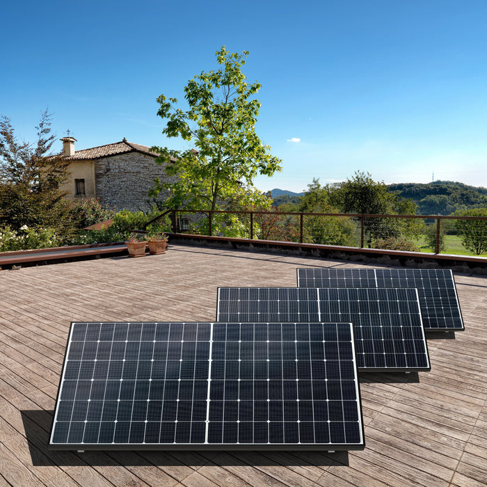 1350W Bifaziales Solarsystem für Flachdächer