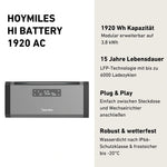 Premium 1860W Bifacial Solar System with Hoymiles HiBattery 1920Wh AC Storage