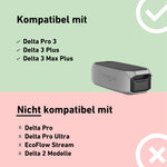 EcoFlow DELTA Pro 3 Smart Extra Battery - High Capacity Portable Power Expansion
