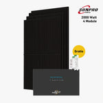 Max 2000 Bifacial Pro Solarsystem mit SunEnergyXT 500 Pro Speicher