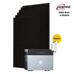 Max 3000 Bifacial Pro Solar System with Hoymiles HiBattery 4020 X Storage