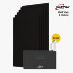 Max 3000 Bifacial Pro Solarsystem mit SunEnergyXT 500 Pro Speicher