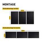 Premium Bifacial Solar Roof Panel 1395W for Metal Roofs