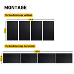 Premium 1860 Bifacial Solar Panel for Metal Roofs