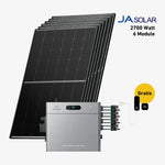 Basic 2700W Bifacial Solar Panel System with Zendure SolarFlow 2400 Pro Storage