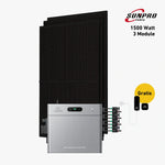 Max 1500 Bifacial Pro Solar Power Station with Zendure Solarflow 2400 Pro Storage System