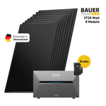 Premium 3720W Bifacial Solar System with Anker SOLIX Solarbank 3 E2700 Pro