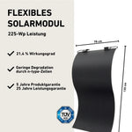 Premium 900W Balkonkraftwerk mit flexiblen Solarmodulen & Anker SOLIX Solarbank 3 E2700 Pro Speicher