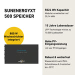 SunenergyXT 500 High-Efficiency Portable Solar Generator