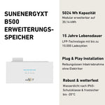 SunEnergyXT B500 500Wh Portable Power Station Expansion Battery Module