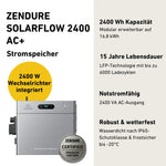 Zendure SolarFlow 2400 AC+ Portable Solar Power Station and Storage System