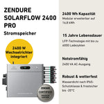 Max 2000 Bifacial Pro Solar Power Station with Zendure Solarflow 2400 Pro