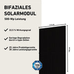 Max Flat 1500 Bifacial Solar Panel - High Efficiency Dual-Sided Energy Generation