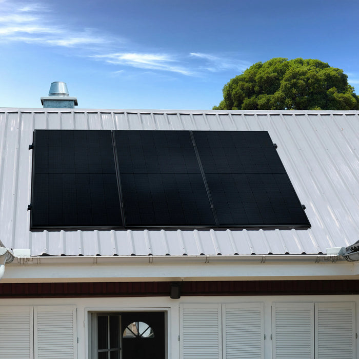 1500W Bifaziales Solarsystem für Metalldächer