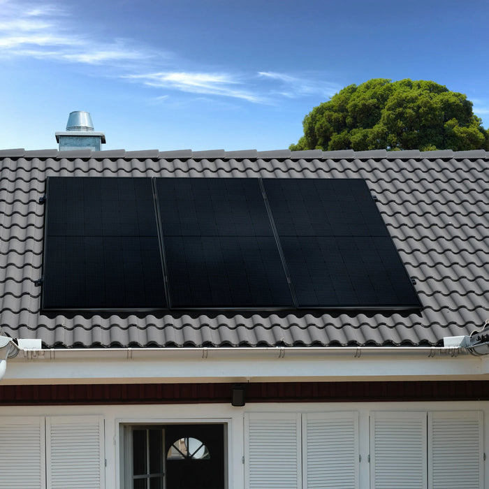 1500W Bifaziales Solarsystem für Ziegeldächer