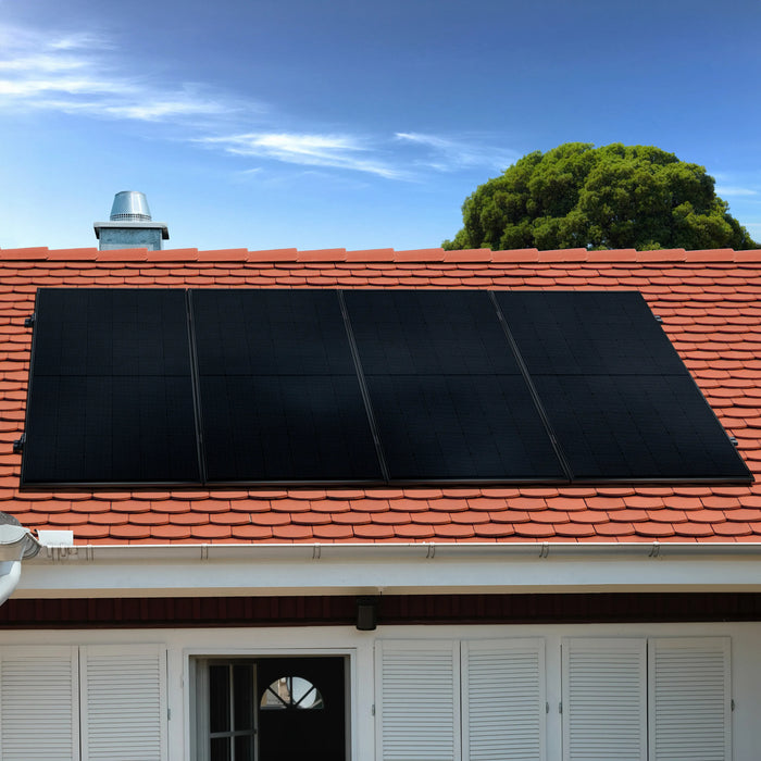 2000W Bifaziales Solarsystem für Biberschwanzdächer